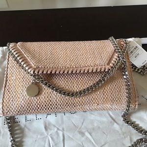 Stella McCartney Falabella Mini Woven Wallet